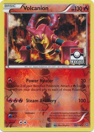 Steam Siege Volcanion #25 League Promo